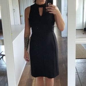 Black cocktail dress